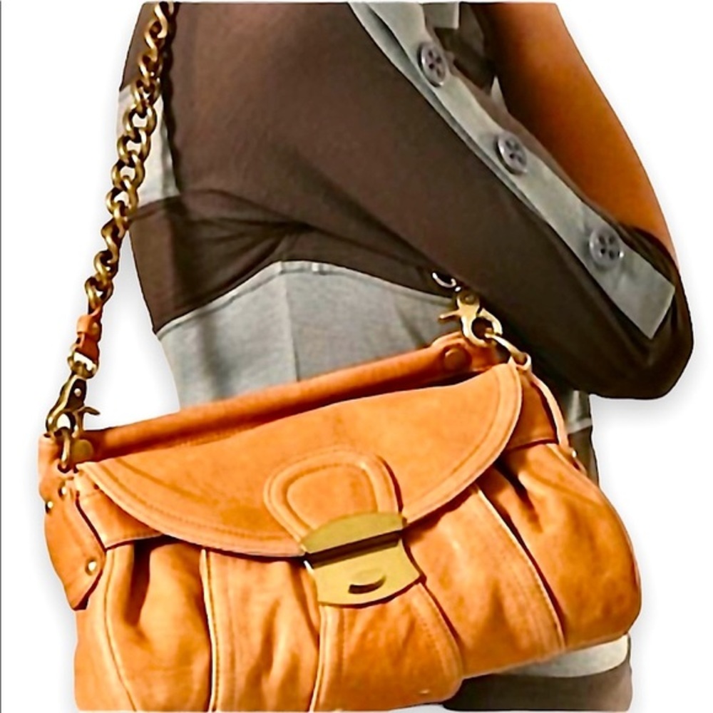 NWOT Kooba Nina Shoulder Bag in Cognac
